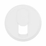 Enjoliveur pour prise simple RJ45 blindée catégorie6A STP Grade 3 TV Céliane - Blanc Antimicrobien Tunisie-Boutique