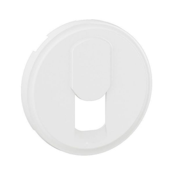 Enjoliveur pour prise simple RJ45 blindée catégorie6A STP Grade 3 TV Céliane - Blanc Antimicrobien Tunisie-Boutique