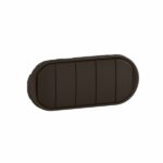 Enjoliveur pour interrupteur ou va-et-vient commandes compactes Céliane - Noir