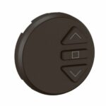 Enjoliveur pour interrupteur individuel de volets Radio compatible RTS Somfy Céliane - Noir