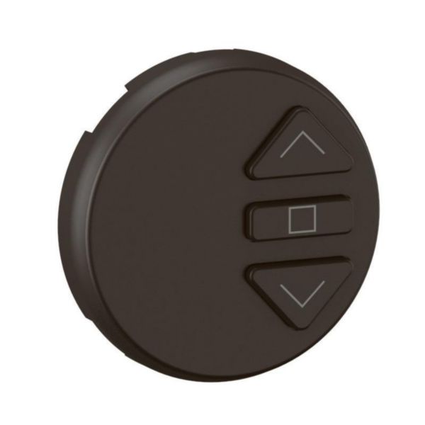 Enjoliveur pour interrupteur individuel de volets Radio compatible RTS Somfy Céliane - Noir Tunisie-Boutique
