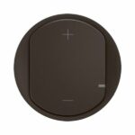 Enjoliveur pour variateur type poussoir 2 fils 125W LED sans Neutre Céliane - Noir Tunisie-Boutique