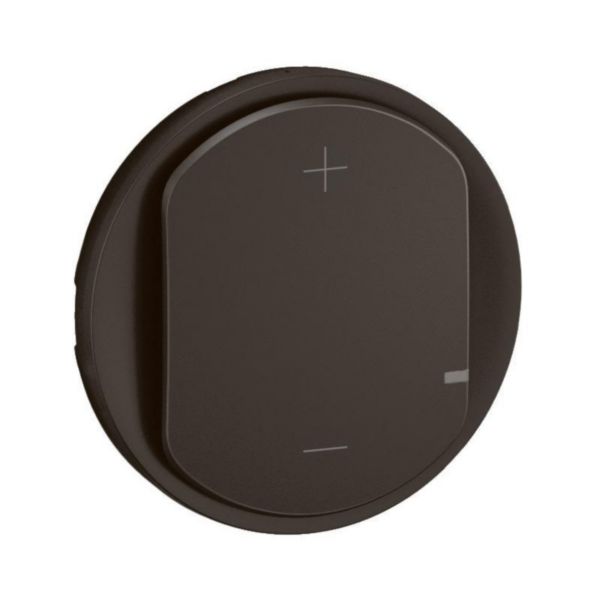 Enjoliveur pour variateur type poussoir 2 fils 125W LED sans Neutre Céliane - Noir Tunisie-Boutique