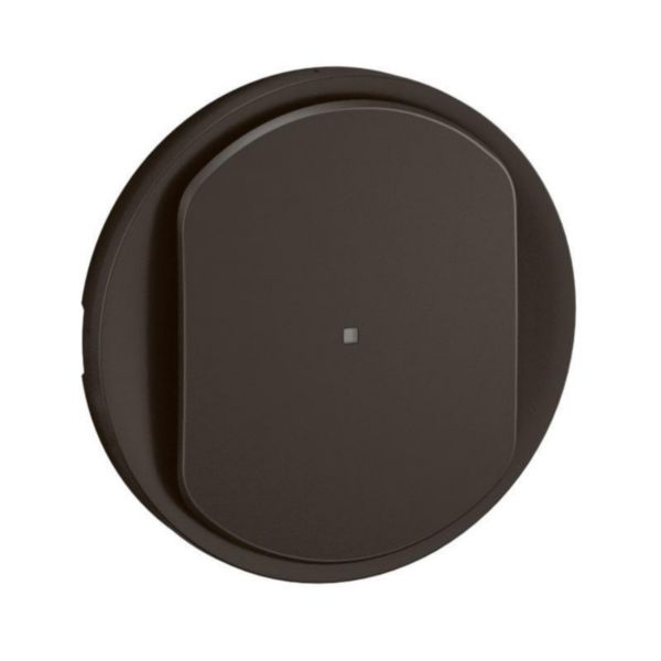Enjoliveur pour variateur type poussoir 3 fils 150W LED avec Neutre Céliane - Noir Tunisie-Boutique