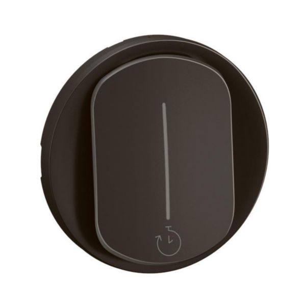 Enjoliveur pour interrupteur temporisé sans Neutre Céliane - Noir Tunisie-Boutique