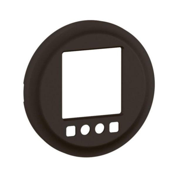 Enjoliveur pour interrupteur horaire programmable 2 ordres Céliane - Noir Tunisie-Boutique