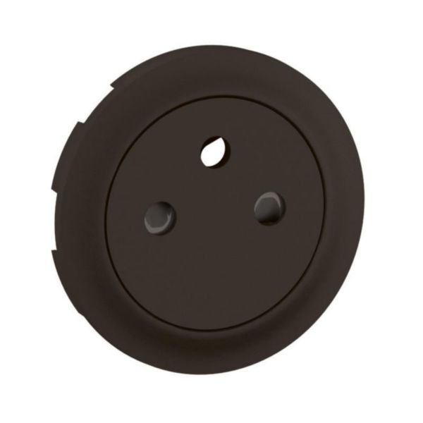 Enjoliveur pour prise de courant fort 2P+T Surface Confort Céliane - Noir Tunisie-Boutique