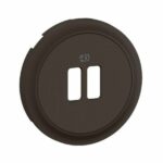 Enjoliveur pour prise simple ou double chargeur USB Céliane - Noir Tunisie-Boutique