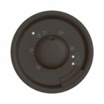 Enjoliveur pour thermostat d'ambiance pour chauffage électrique ou climatisation Céliane - Noir Tunisie-Boutique