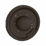 Enjoliveur pour thermostat d'ambiance pour chauffage électrique ou climatisation Céliane - Noir Tunisie-Boutique