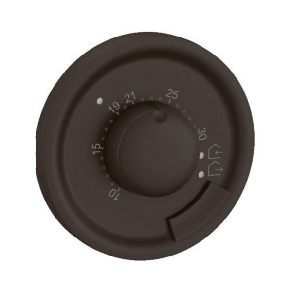 Enjoliveur pour thermostat d'ambiance pour chauffage électrique ou climatisation Céliane - Noir Tunisie-Boutique