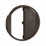 Enjoliveur pour poussoir d'appel sanitaire pour bâtiments de santé Céliane - Noir