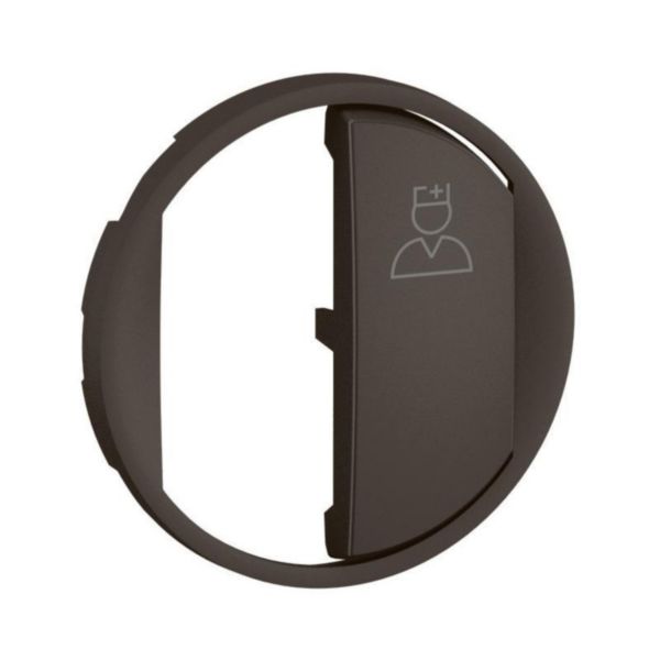 Enjoliveur pour poussoir d'appel sanitaire pour bâtiments de santé Céliane - Noir Tunisie-Boutique