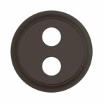 Enjoliveur pour prise haut-parleur Banana gold simple Céliane - Noir Tunisie-Boutique