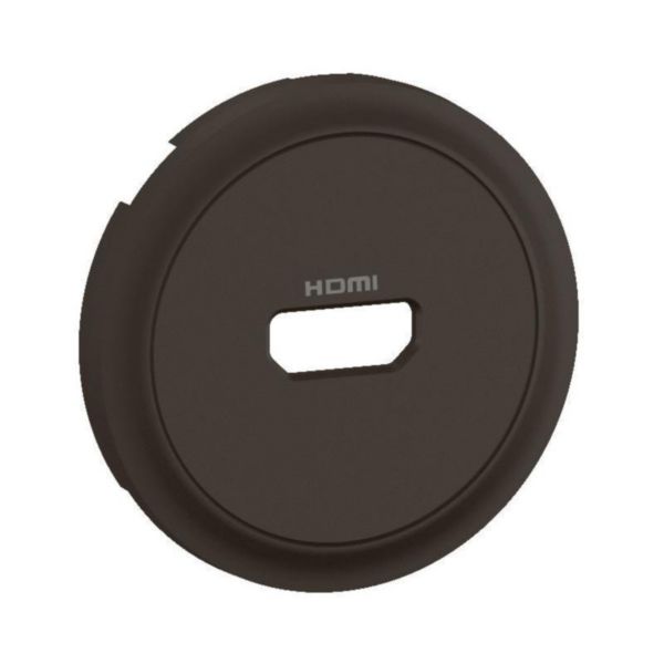 Enjoliveur pour prise audio vidéo HDMI 2.0 Type-A préconnectorisée Céliane - Noir Tunisie-Boutique