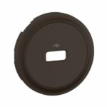 Enjoliveur pour prise USB DATA 2.0 Type-A simple Céliane - Noir Tunisie-Boutique