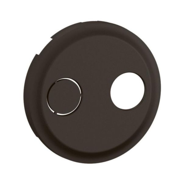 Enjoliveur pour prise réseau câblé AFORM - double F à visser Céliane - Noir Tunisie-Boutique