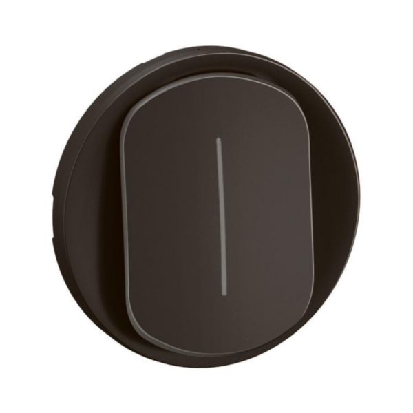 Enjoliveur pour permutateur 10A à voyant Céliane - Noir Tunisie-Boutique