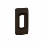 Plaque de finition Céliane Noir Mat - 1 module