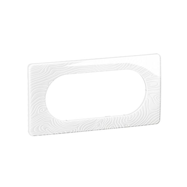Plaque de finition Céliane Blanc Relief - 4/5 modules Tunisie-Boutique