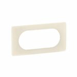 Plaque de finition Céliane Blanc Amande - 4/5 modules
