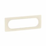 Plaque de finition Céliane Blanc Amande - 6/8 modules