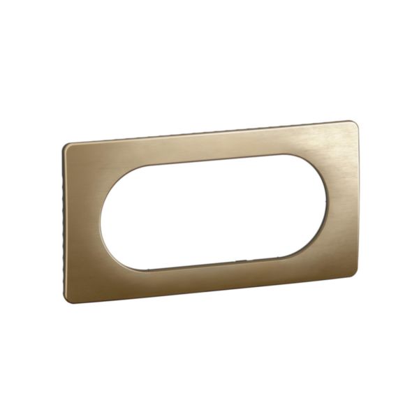 Plaque de finition Céliane Bronze Satiné - 4/5 modules Tunisie-Boutique
