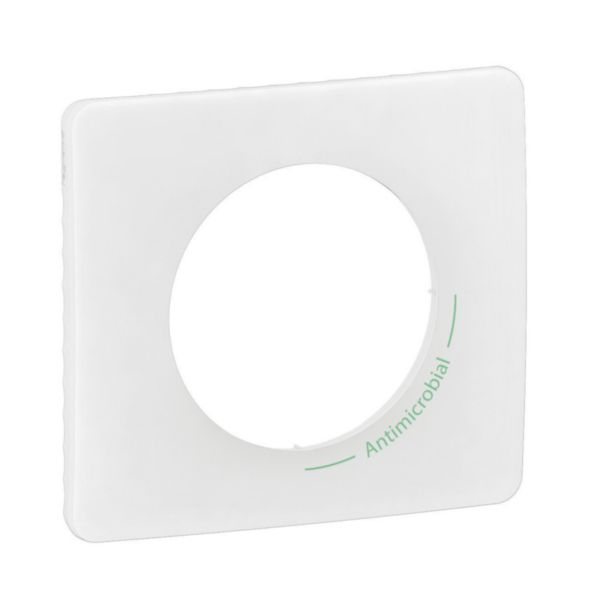 Plaque de finition Céliane 1 poste Collection Technique finition blanc Antimicrobien Tunisie-Boutique