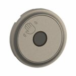 Enjoliveur pour interrupteur ou va-et-vient sans contact Céliane - Titanium