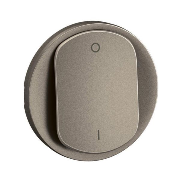 Enjoliveur pour interrupteur bipolaire Céliane - Titanium Tunisie-Boutique