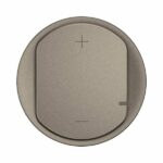 Enjoliveur pour variateur type poussoir 2 fils 125W LED sans Neutre Céliane - Titanium Tunisie-Boutique