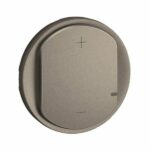 Enjoliveur pour variateur type poussoir 2 fils 125W LED sans Neutre Céliane - Titanium