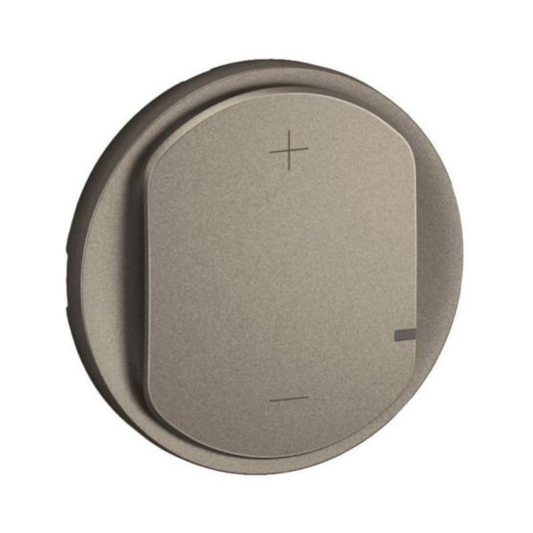 Enjoliveur pour variateur type poussoir 2 fils 125W LED sans Neutre Céliane - Titanium Tunisie-Boutique
