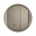 Enjoliveur pour variateur type poussoir pour ballasts 1-10V avec Neutre Céliane - Titanium Tunisie-Boutique