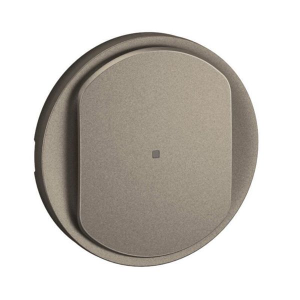 Enjoliveur pour variateur type poussoir 3 fils 150W LED avec Neutre Céliane - Titanium Tunisie-Boutique
