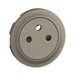 Enjoliveur pour prise de courant fort 2P+T Surface Confort Céliane - Titanium