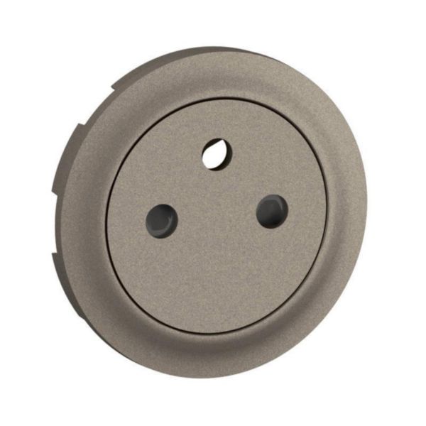Enjoliveur pour prise de courant fort 2P+T Surface Confort Céliane - Titanium Tunisie-Boutique