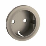 Enjoliveur pour prise de courant fort 2P+T schuko Céliane - Titanium Tunisie-Boutique