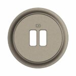 Enjoliveur pour prise simple ou double chargeur USB Céliane - Titanium Tunisie-Boutique