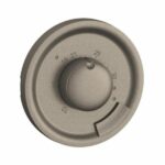 Enjoliveur pour thermostat d'ambiance pour chauffage électrique ou climatisation Céliane - Titanium