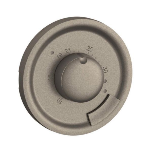 Enjoliveur pour thermostat d'ambiance pour chauffage électrique ou climatisation Céliane - Titanium Tunisie-Boutique