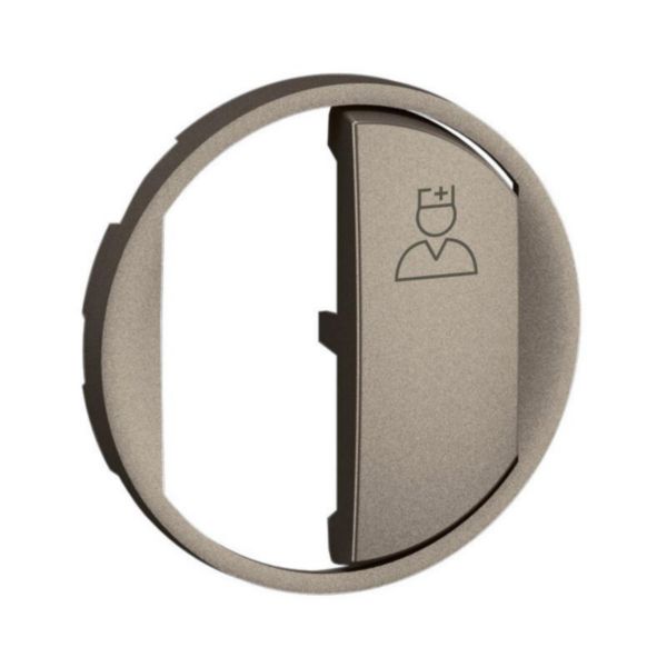 Enjoliveur pour poussoir d'appel sanitaire pour bâtiments de santé Céliane - Titanium Tunisie-Boutique