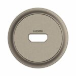 Enjoliveur pour prise audio vidéo HDMI 2.0 Type-A préconnectorisée Céliane - Titanium Tunisie-Boutique