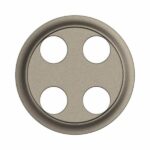 Enjoliveur pour prise haut-parleur Banana gold double Céliane - Titanium Tunisie-Boutique