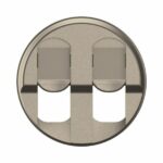 Enjoliveur pour prise double informatique RJ45 Céliane - Titanium Tunisie-Boutique